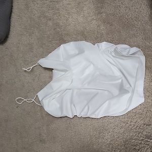 Dropped Front Ruched top